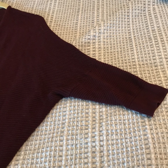 Burgundy EXPRESS Cardigan Sweater - Picture 7 of 13